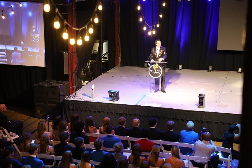 Honors are presented during the WILLCO Awards ceremony